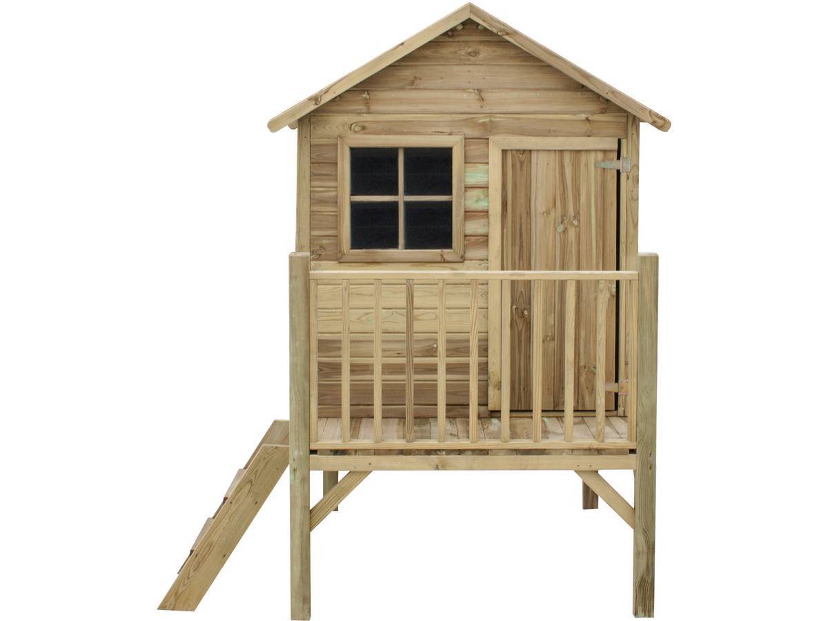 Habitat Et Jardin - Maisonnette En Bois Avec Toboggan "tomek" -habitat Et Jardin - Imagen 2