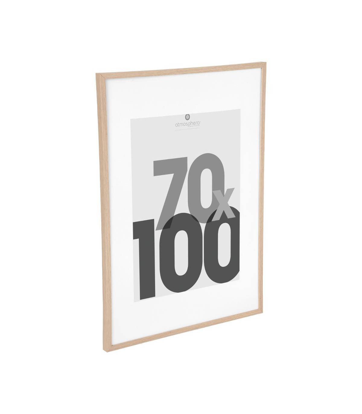 Cadre Photo Bois naturel pour Photo 70 x 100 cm - Imagen 2