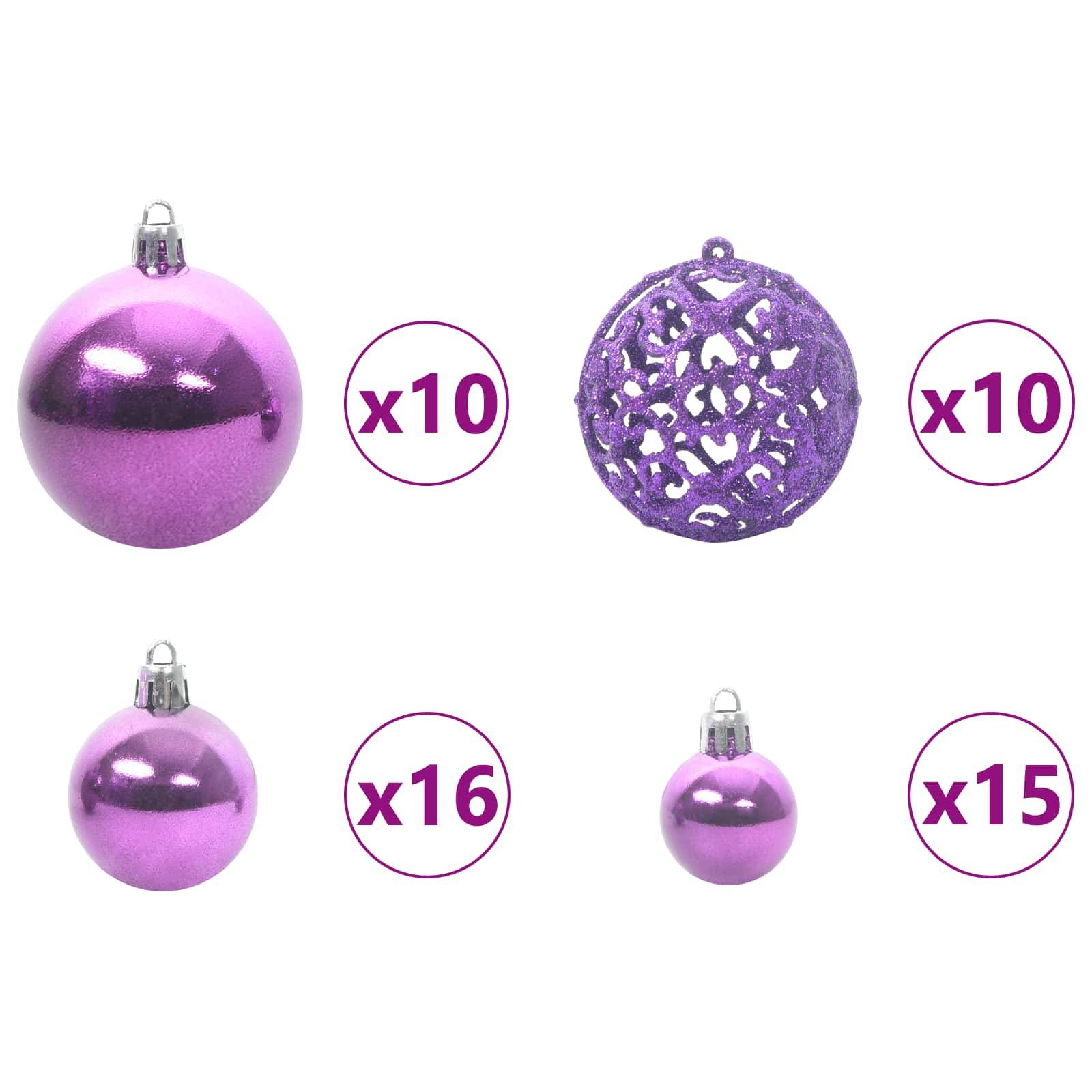 Vidaxl - Sapin de Noël artificiel avec 300 LED Blanc 180 cm PVC et Acier vidaXL 3426818 - Image 9