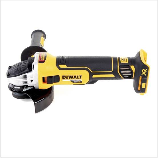Pack 2 outils XR 18V 5.0 Ah - Perceuse visseuse à percussion DCD796 + meuleuse Ø125 mm DCG405 - DEWALT - avec 2 batteries 18V 5Ah - chargeur - coffret - Image 5