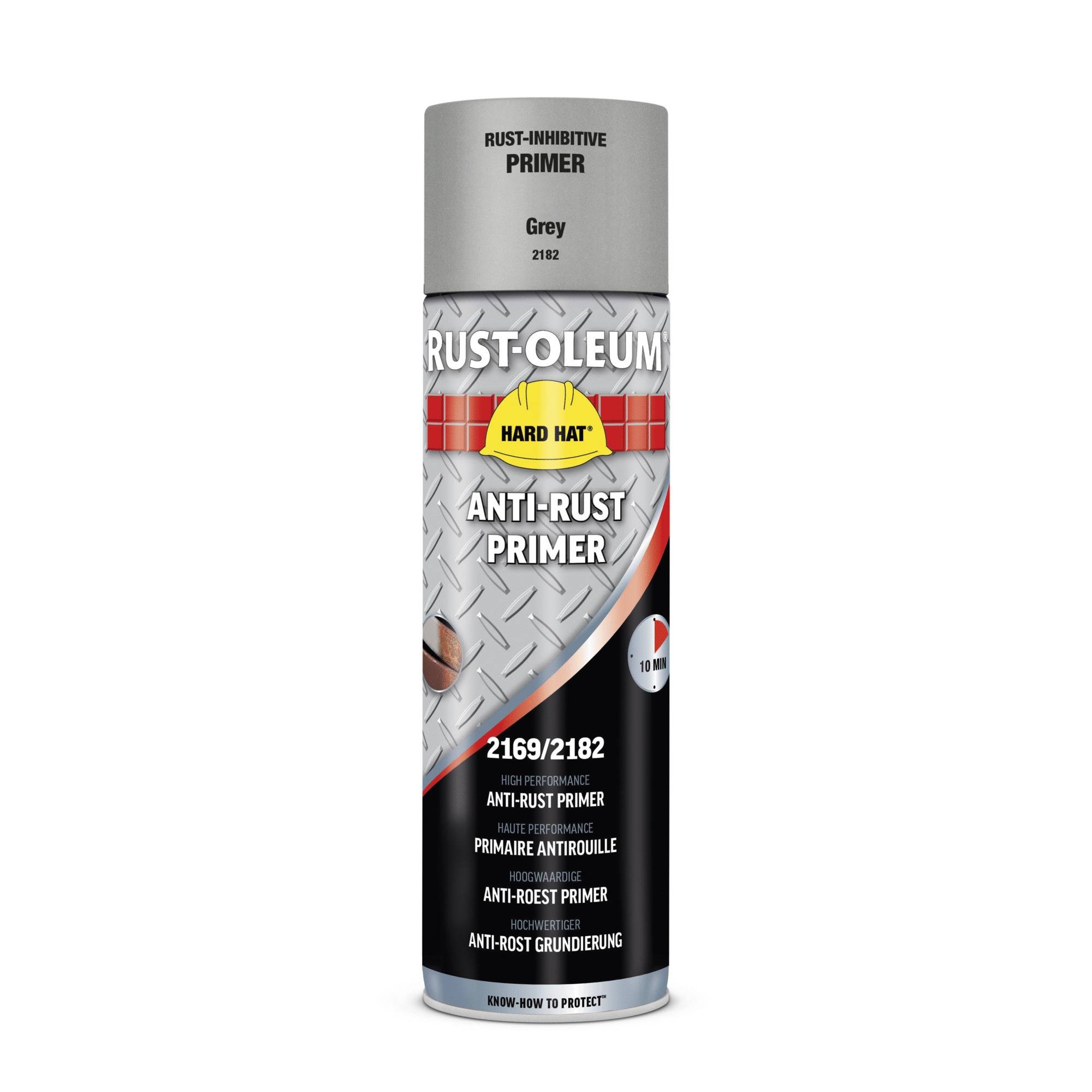 Primaire antirouille Hard Hat® gris 500ml- RUST-OLEUM - 2182 - Image 2