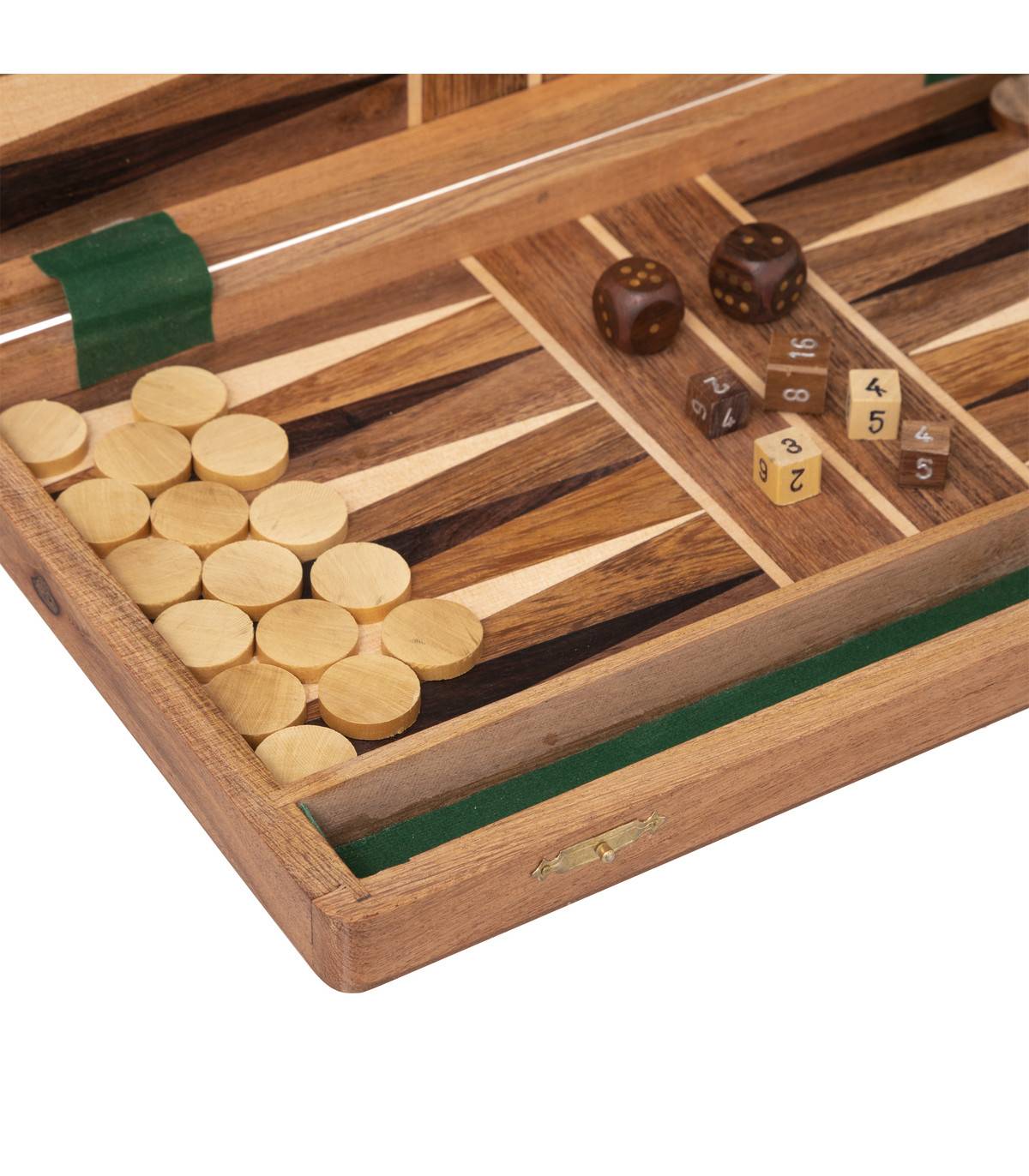 Objet déco Jeu de Backgammon en Bois d'Acacia 36 x 41 cm - Imagen 5