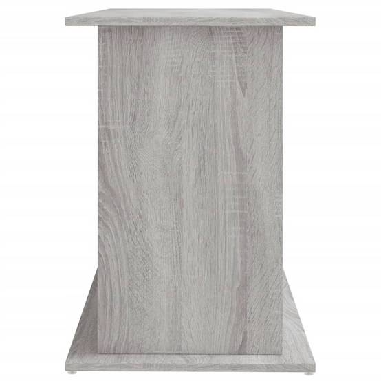 Grand Meuble Aquarium Bois d'ingénierie Rangement Pratique Sonoma Gris 121 cm - ComfortXL Outdoor Living - Image 7