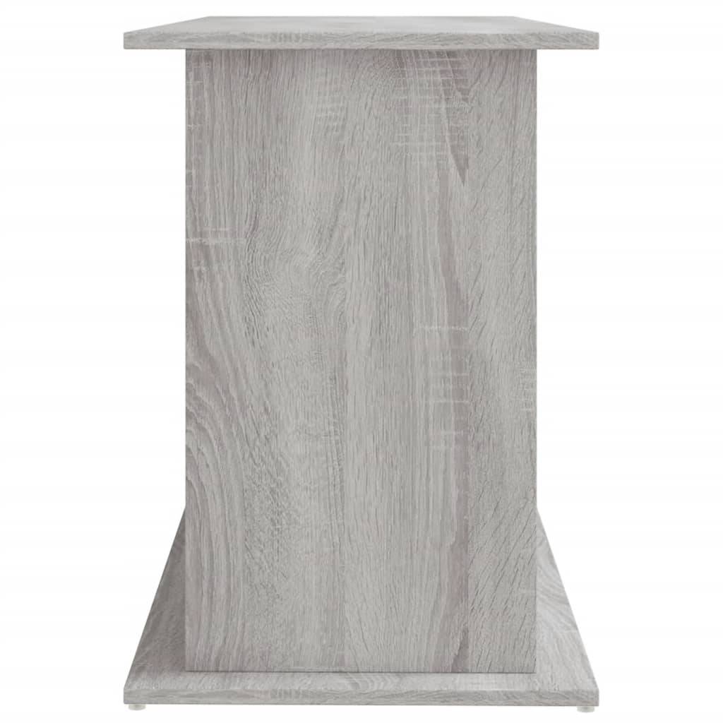 Grand Meuble Aquarium Bois d'ingénierie Rangement Pratique Sonoma Gris 121 cm - ComfortXL Outdoor Living - Image 7