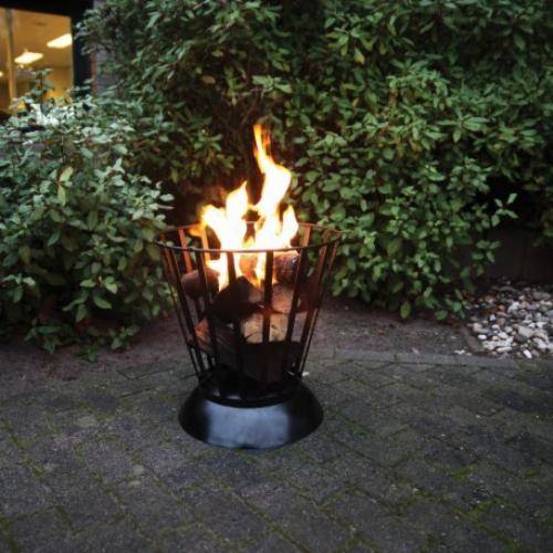Esschert Design - Brasero de jardin réversible - panier à feu ou bol à feu - Imagen 3