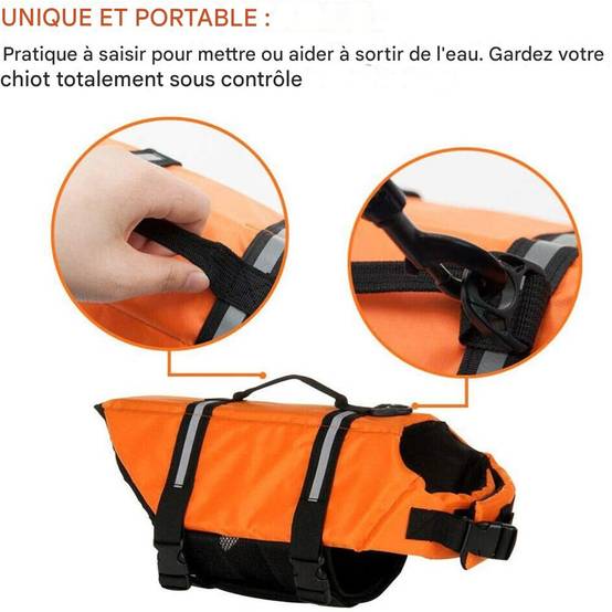 Gilet de sauvetage pour chien - Forte flottabilité DtopbuyAge - Image 7