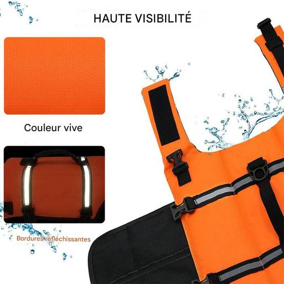 Gilet de sauvetage pour chien - Forte flottabilité DtopbuyAge - Image 5