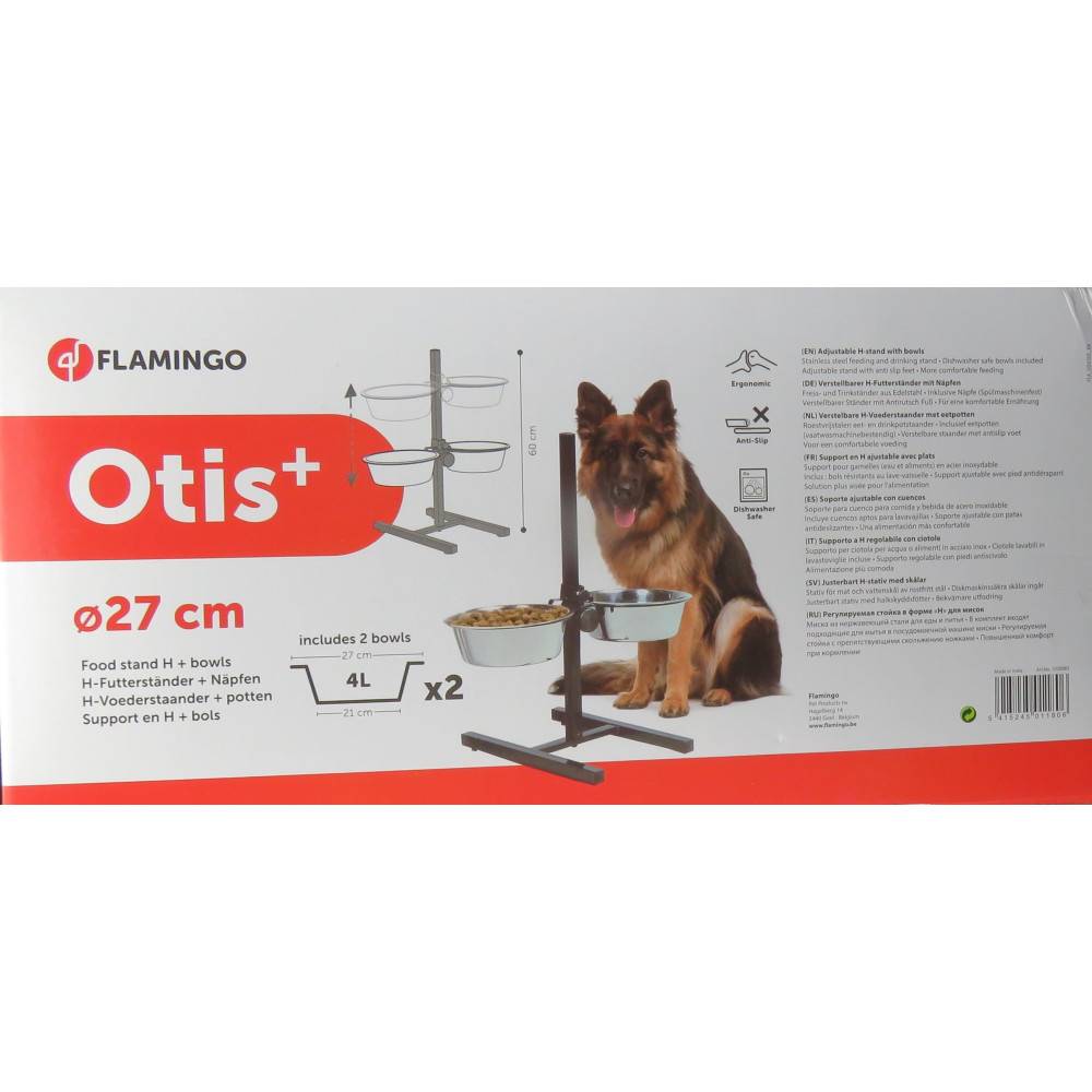 Bar a chien Otis hauteur max 60 cm bol ø 27 cm 4 litres pour chien - Imagen 2
