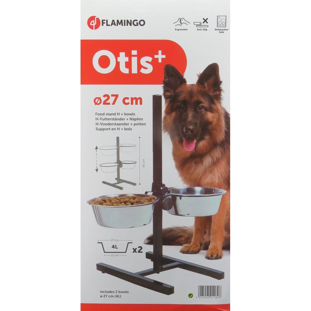Bar a chien Otis hauteur max 60 cm bol ø 27 cm 4 litres pour chien - Imagen 3