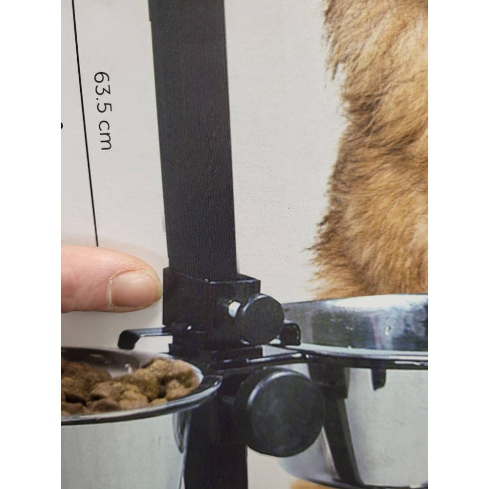 Bar a chien Otis hauteur max 60 cm bol ø 27 cm 4 litres pour chien - Imagen 4