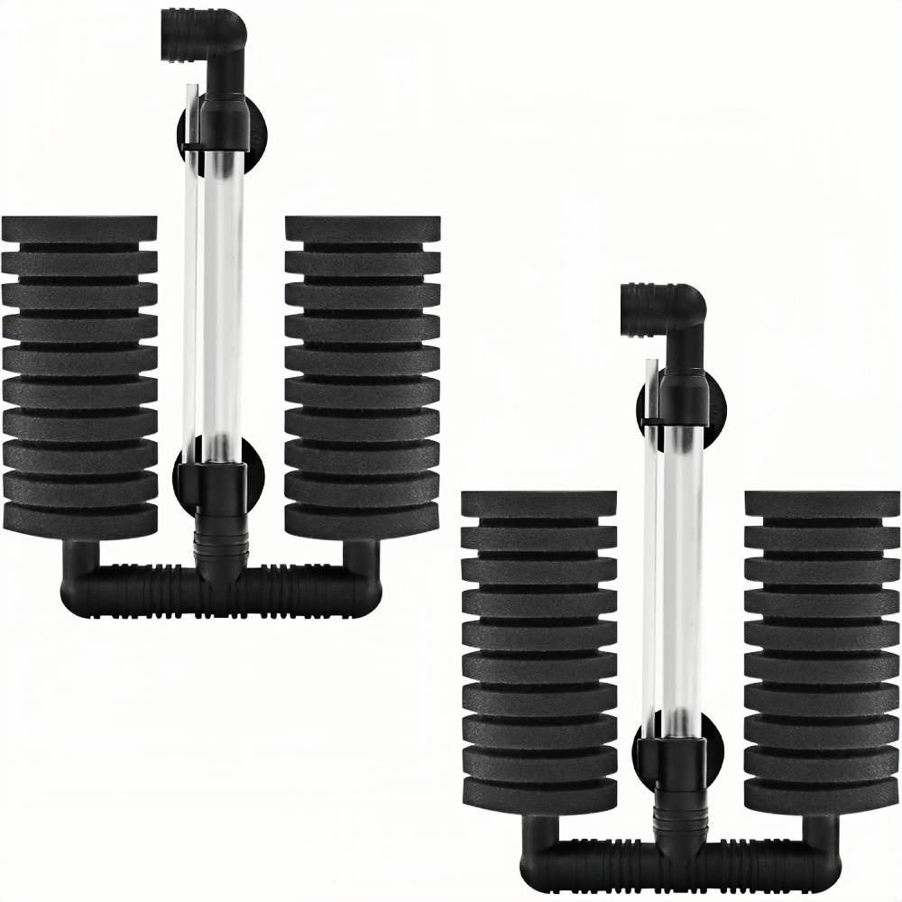 Lot de 2 filtres éponge pour aquarium - Lytech - Image 1