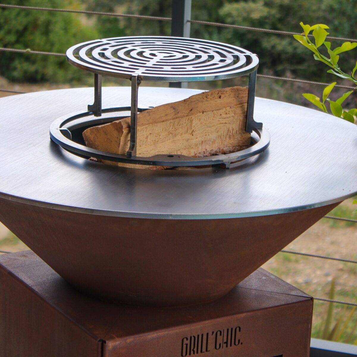 Grill'Chic - Pack Decouverte Brasero Auvergnat Corten Normal Rond 62 Simple Cuve - GRILL CHIC - Image 6