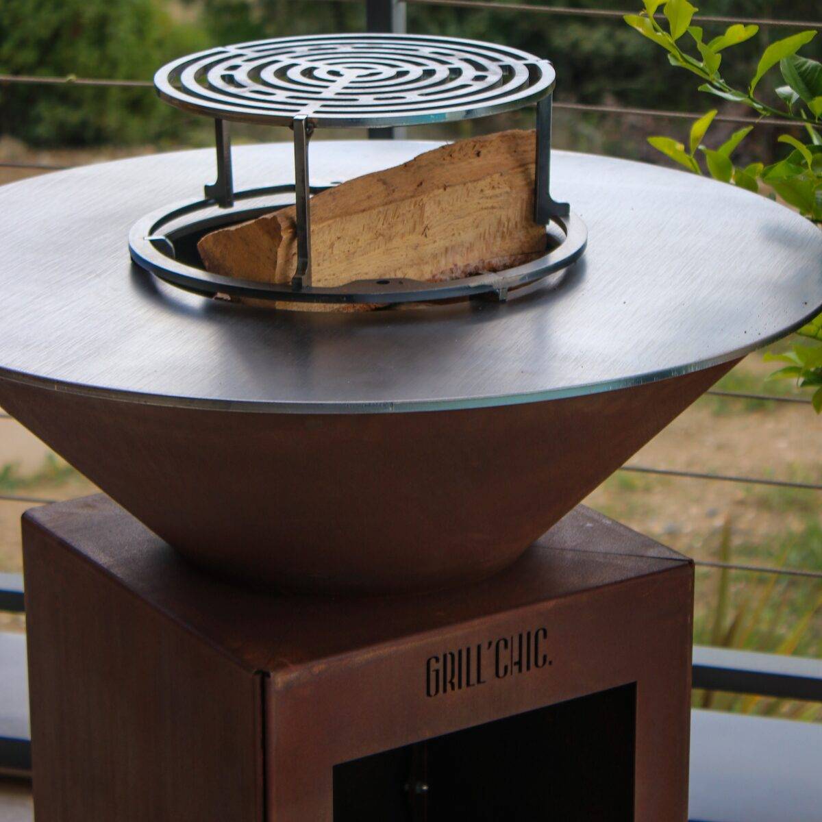 Grill'Chic - Pack Decouverte Brasero Auvergnat Corten Normal Rond 62 Simple Cuve - GRILL CHIC - Image 7
