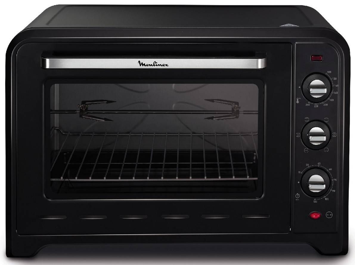 Moulinex - Four chaleur tournante 60l 2200w noir YY2917FB Moulinex - Image 1