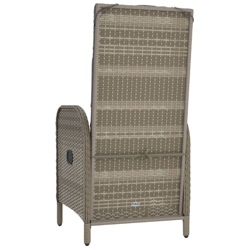 Chaise bois composite 2 places polyester gris  57 x 62,5 x 109 cm  - Prolenta premium  p3150.5 - Image 7