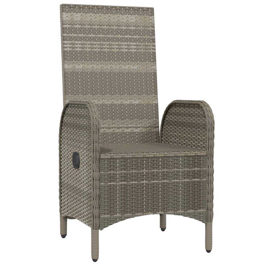 Chaise bois composite 2 places polyester gris  57 x 62,5 x 109 cm  - Prolenta premium  p3150.5 - Image 4