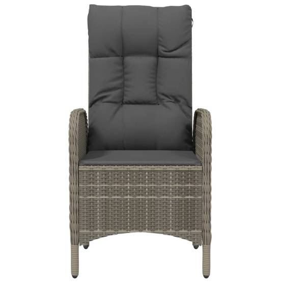 Chaise bois composite 2 places polyester gris 57 x 62,5 x 109 cm - Prolenta premium p3150.5 - Image 5