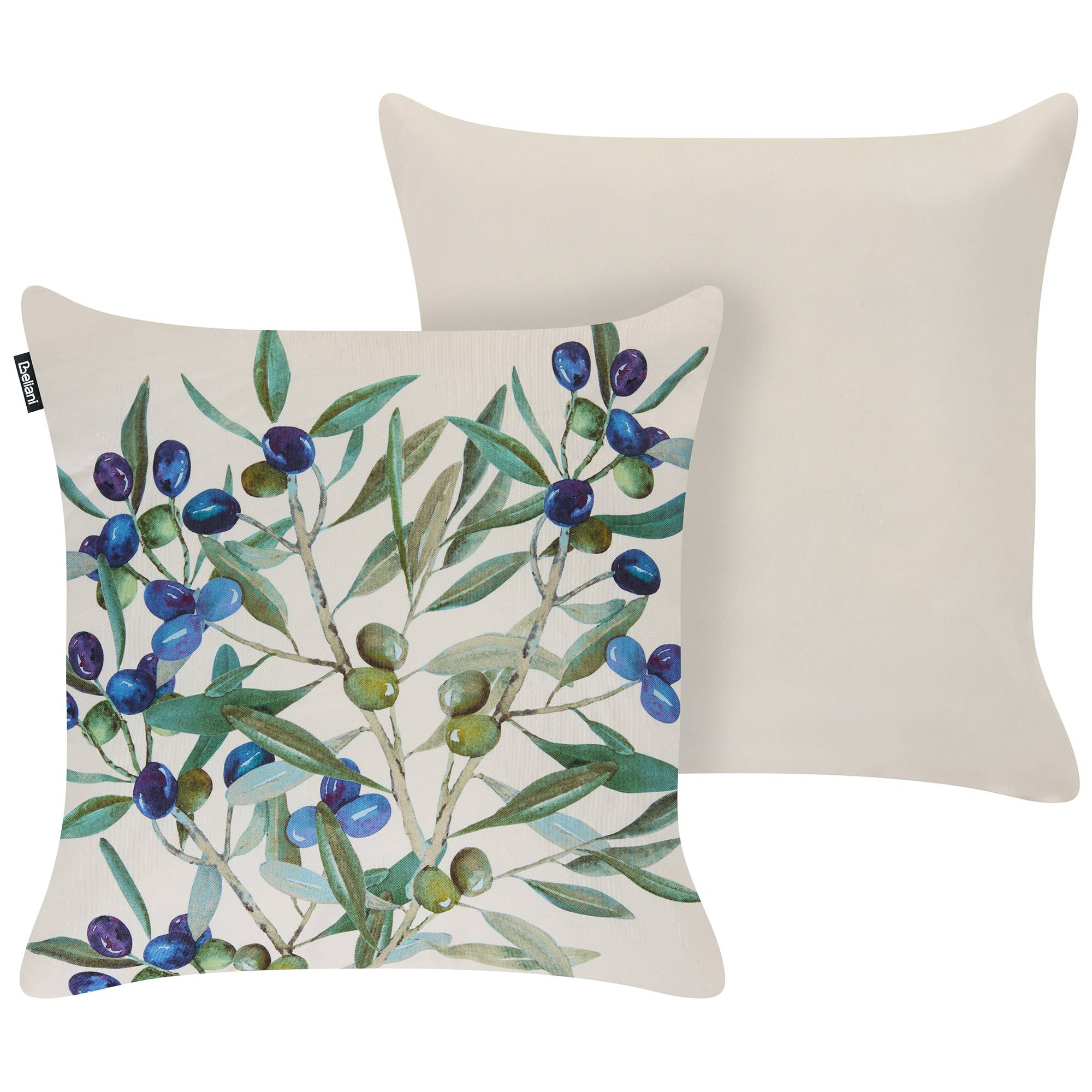 Beliani - Coussin d'extérieur Polyester Beige clair ALOYSIA - 45x45x10- Beliani - Image 2