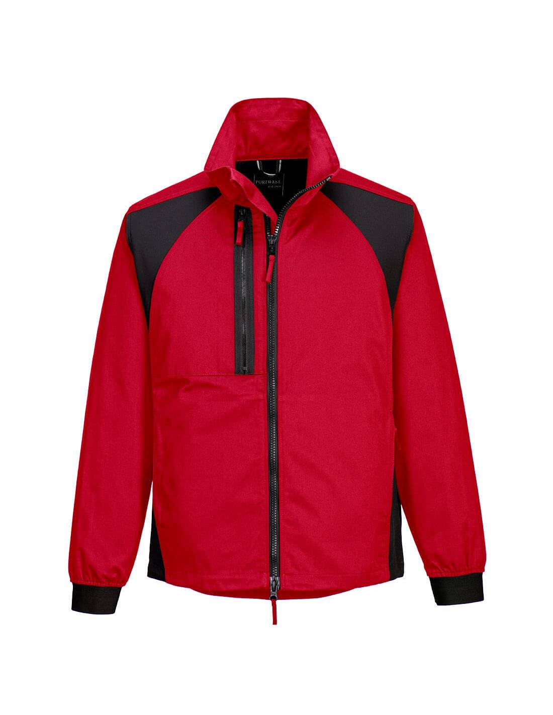 Veste De Travail Wx2 Stretch - Xxl - Rouge Foncé - Portwest