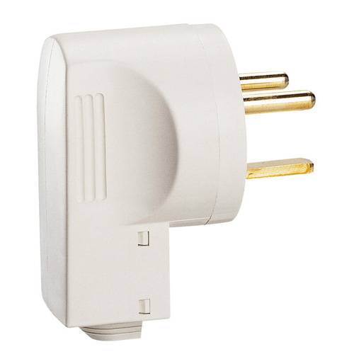 Legrand - Fiche à sortie latérale 2P+T par embout avec serre-câbles 32A - LEGRAND - 055802