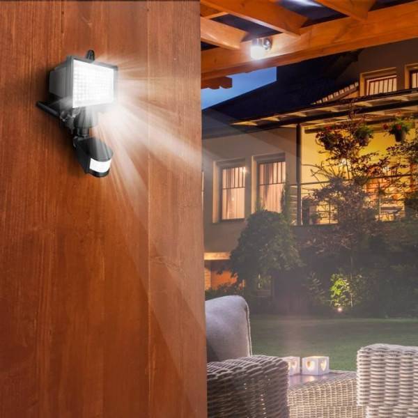 LUMI JARDIN Projecteur solaire Cooper Black - H 22 cm - Noir - Image 3