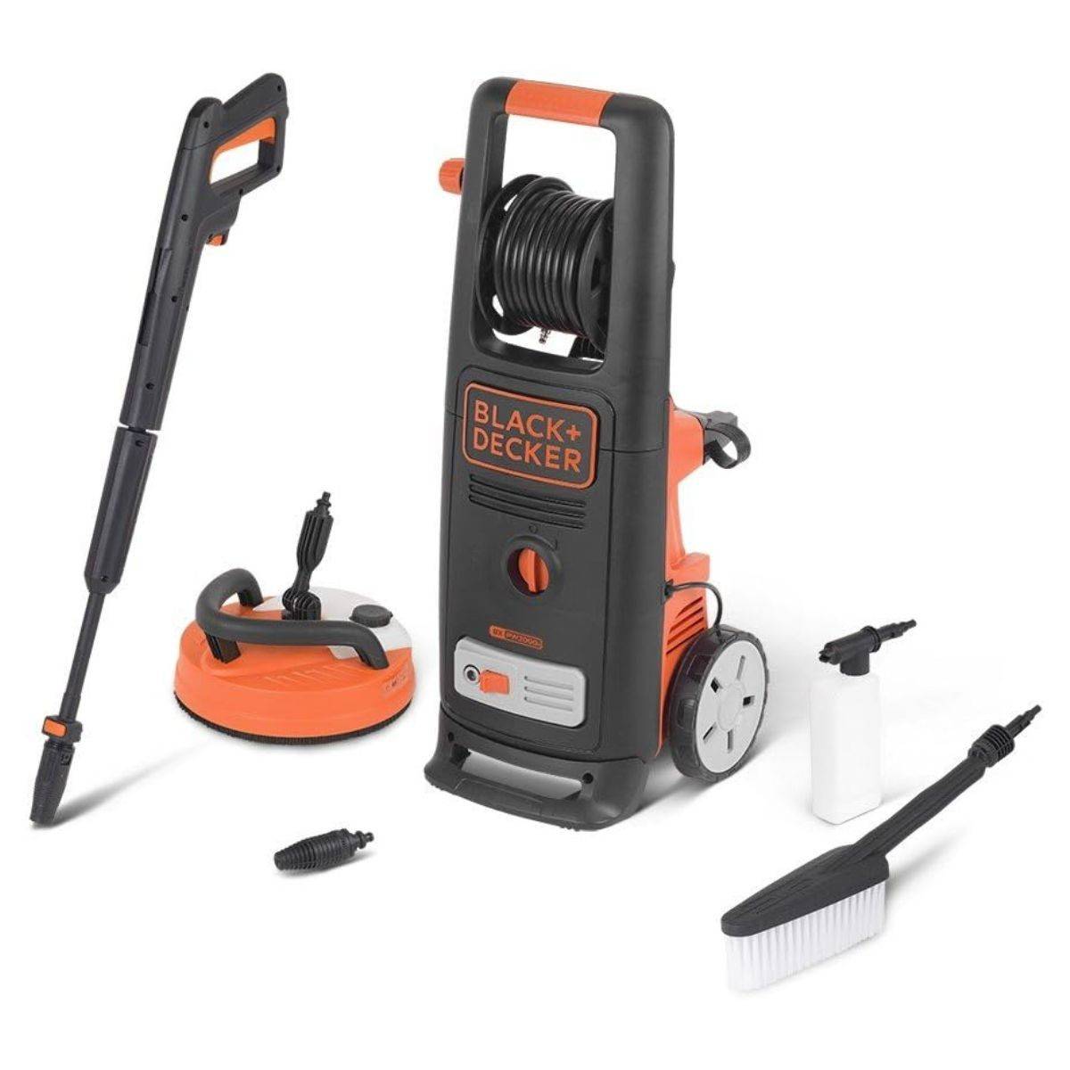 Nettoyeur Haute Pression 2000W 140 Bar 440 L/h Patio cleaner et brosse fixe Black+Decker - Image 1
