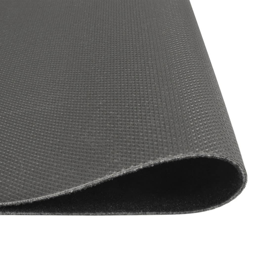 Grand Chemin de Cuisine Noir en Velours Lavable en Machine Design Moderne 60x300 cm – ComfortXL Outdoor Living - Image 3