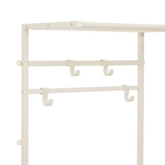 Vestiaire 4 patères avec tiroir TISSA - Beige - Five Simply Smart - Image 5
