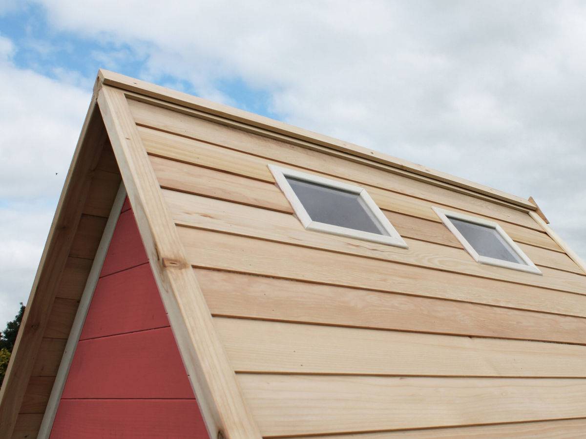 Exit Toys - Maisonnette en bois pour enfants Fantasia 100 Rouge - Exit Toys - Imagen 5