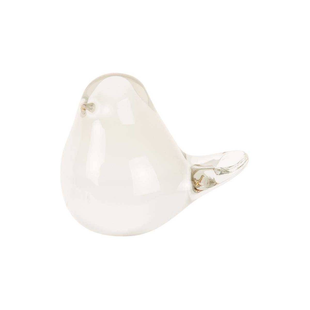 Pt Living - Statue en verre Fat Bird 9 x 6 x 8 cm - Imagen 1