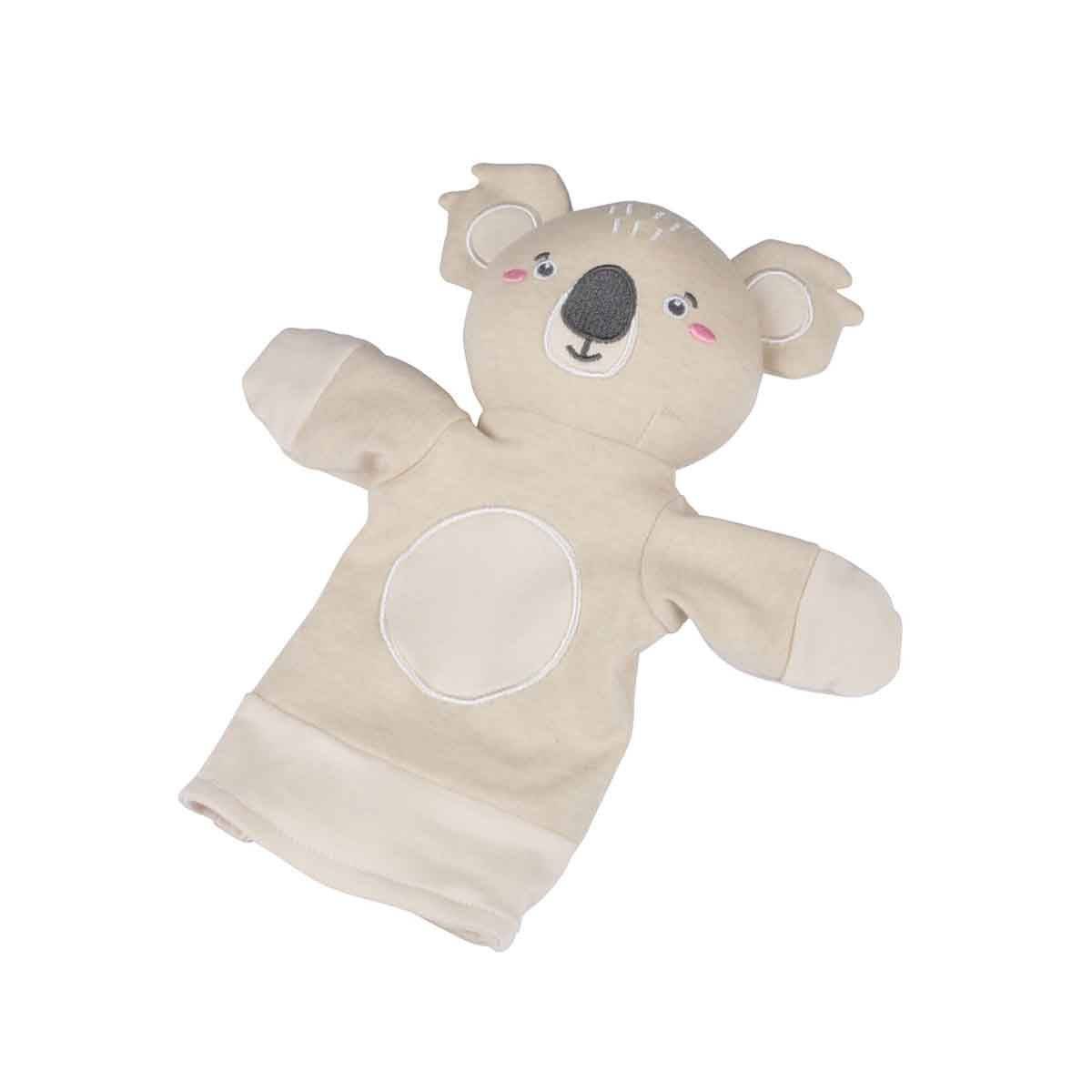 Doudou Marionnette Bébé "Koala" 26cm Beige - Image 1