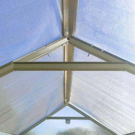 Serre KLASIKA BERNARD 2,35 x 5 m (11,75 m²), 6 mm avec revêtement en polycarbonate - Image 8