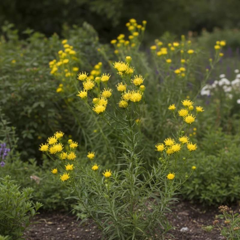 Aster d'été linosyris à fleurs Jaune/ - feuillage Caduc - Godet - 5/20 cm