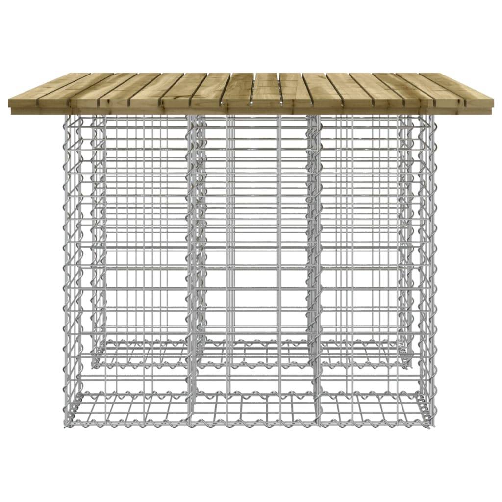 Maison Chic - Banc de jardin - Banc d'extérieur - Banquette design gabion 100x102x72 cm bois de pin imprégné-JU13959 - Imagen 4