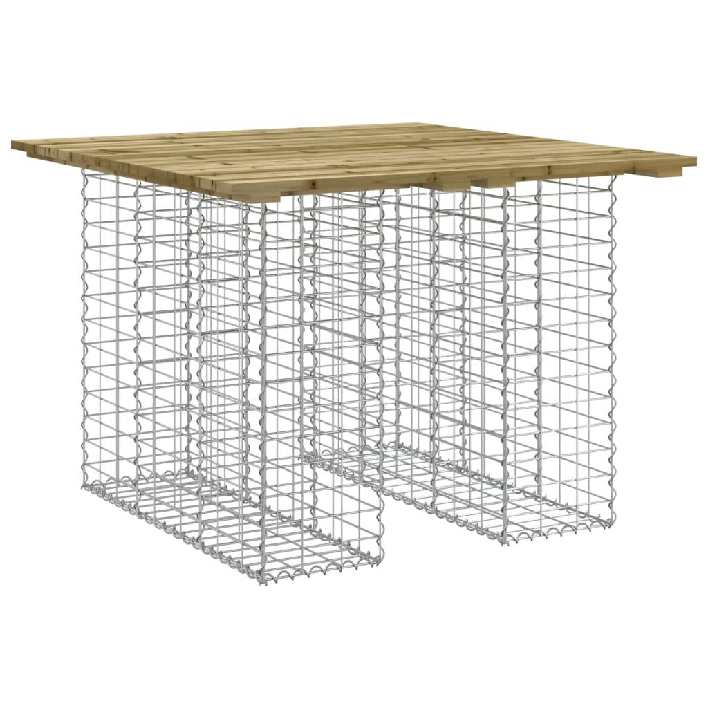 Maison Chic - Banc de jardin - Banc d'extérieur - Banquette design gabion 100x102x72 cm bois de pin imprégné-JU13959 - Imagen 1