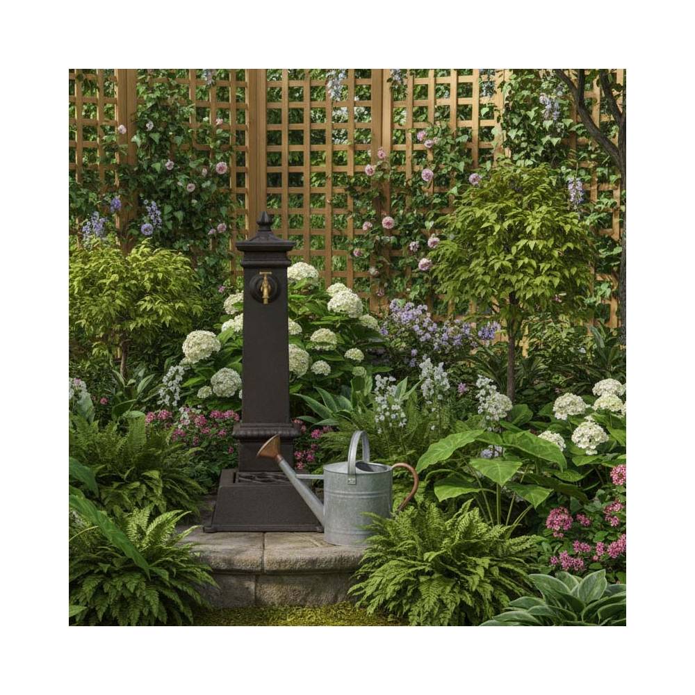 Aubry Gaspard - Fontaine de jardin en fonte Opra - Imagen 2