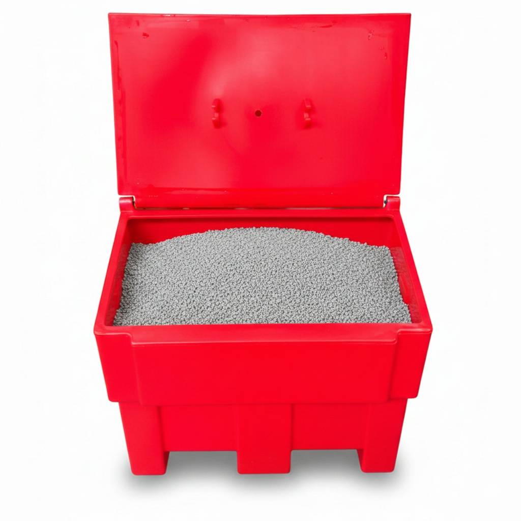 Bac à sable incendie/ à sel de déneigement 300l-lot de 6-plast'up rotomoulage - Imagen 5