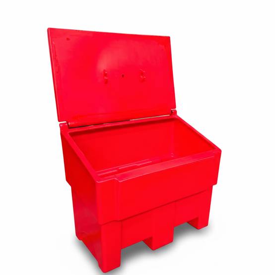 Bac à sable incendie/ à sel de déneigement 300l-lot de 6-plast'up rotomoulage - Imagen 2