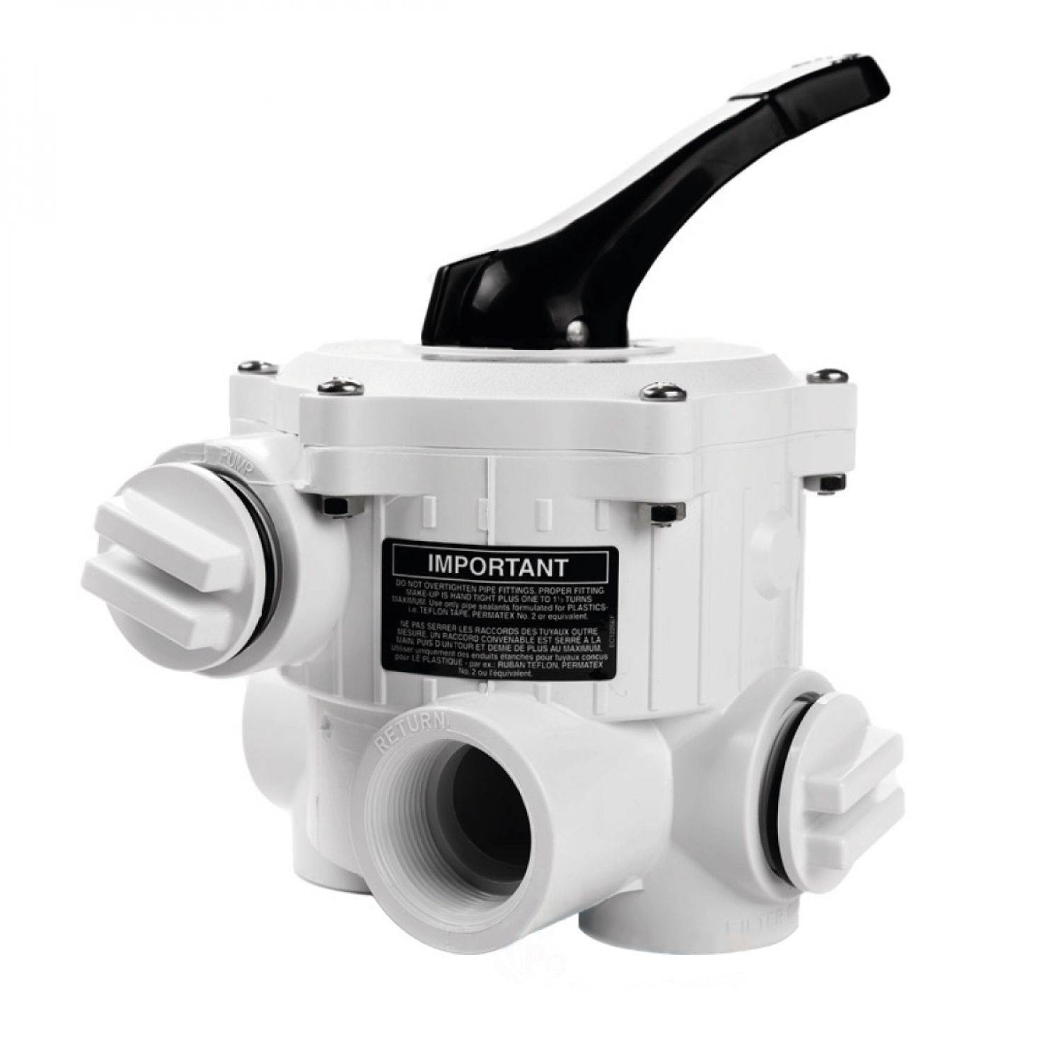 Hayward - Vanne Multivoies 1- 1/2 Vari-Flo pour filtres à sable - Blanc - SP0710XEALL - Hayward - Imagen 1