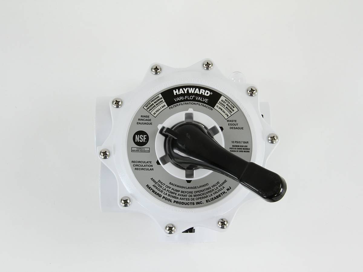 Hayward - Vanne Multivoies 1- 1/2 Vari-Flo pour filtres à sable - Blanc - SP0710XEALL - Hayward - Imagen 9