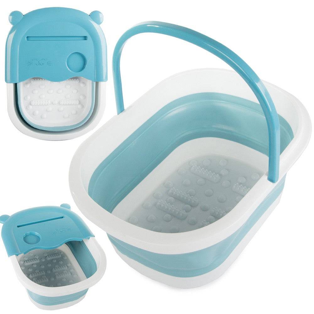 Bol de massage pour les pieds nubs pliables en silicone - Image 1