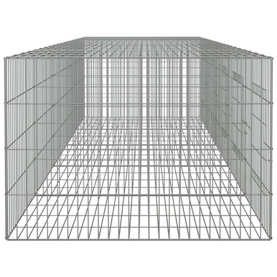Cage à lapin - Cage extérieur/intérieur 5 panneaux 273x79x54 cm Fer galvanisé - Image 5