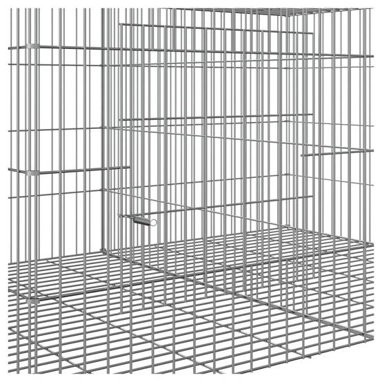 Cage à lapin - Cage extérieur/intérieur 5 panneaux 273x79x54 cm Fer galvanisé - Image 6
