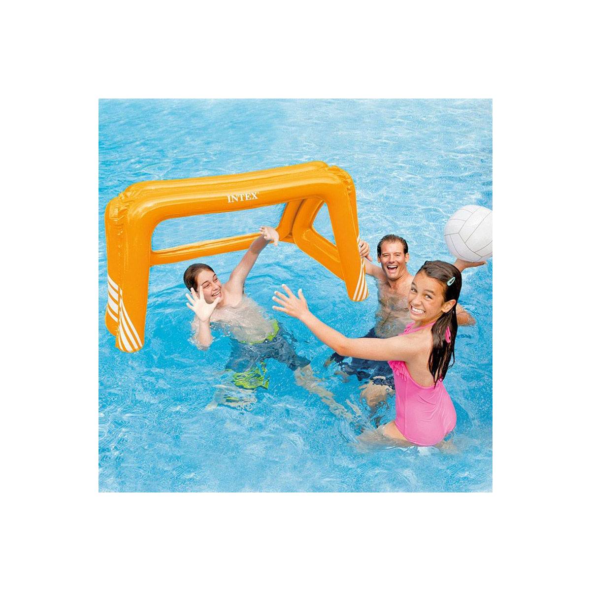 Jeu de Piscine Flottant "WaterPolo" 81cm Jaune - Image 4