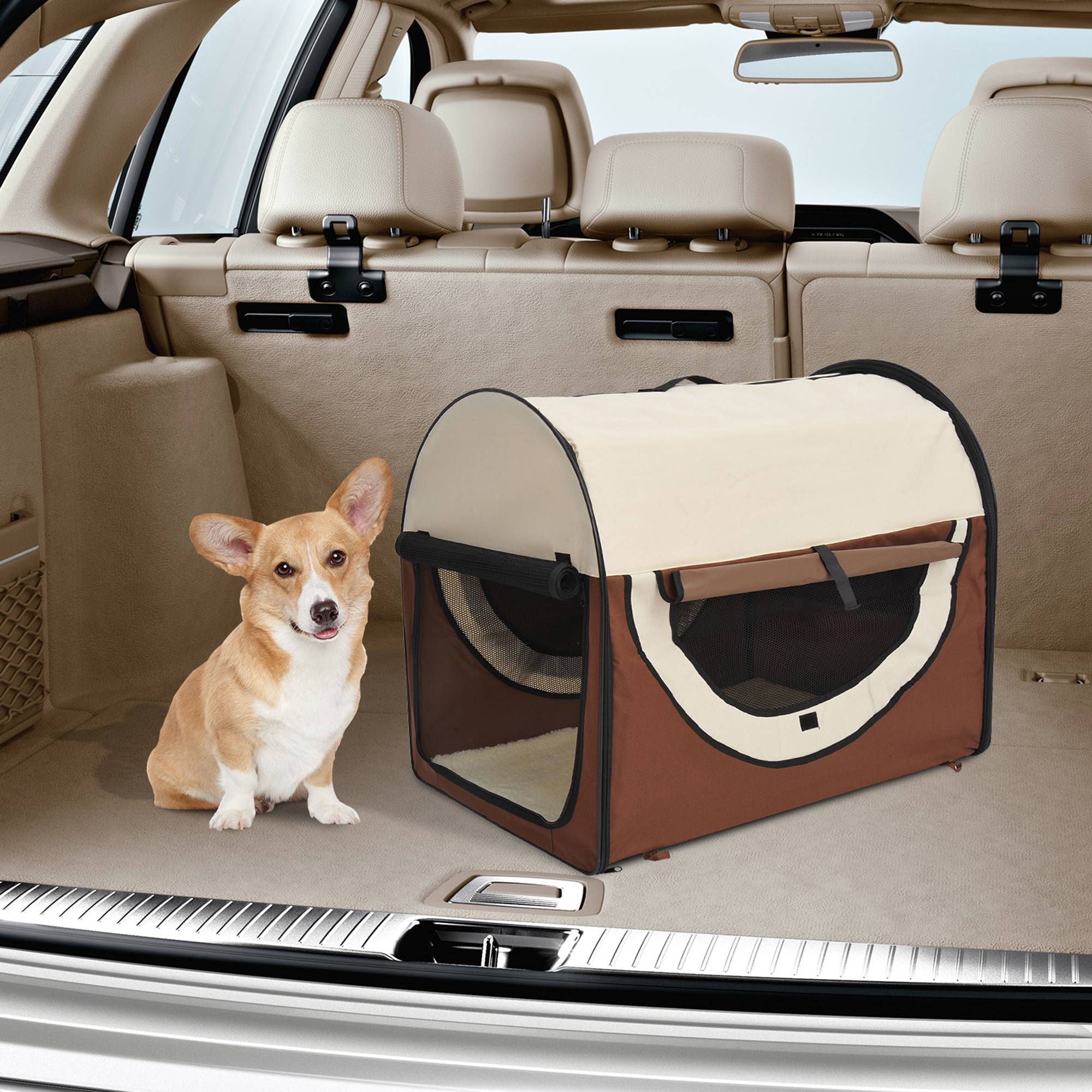 Sac de transport pliable tissu Oxford 46 x 36 x 41 cm - PANGIVO - Image 3