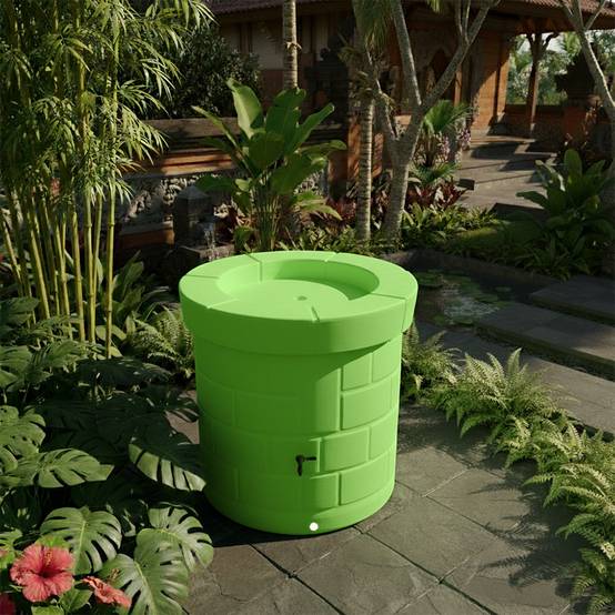 Récupérateur d'eau de pluie 340l + kit complet - plast'up rotomoulage - Image 4