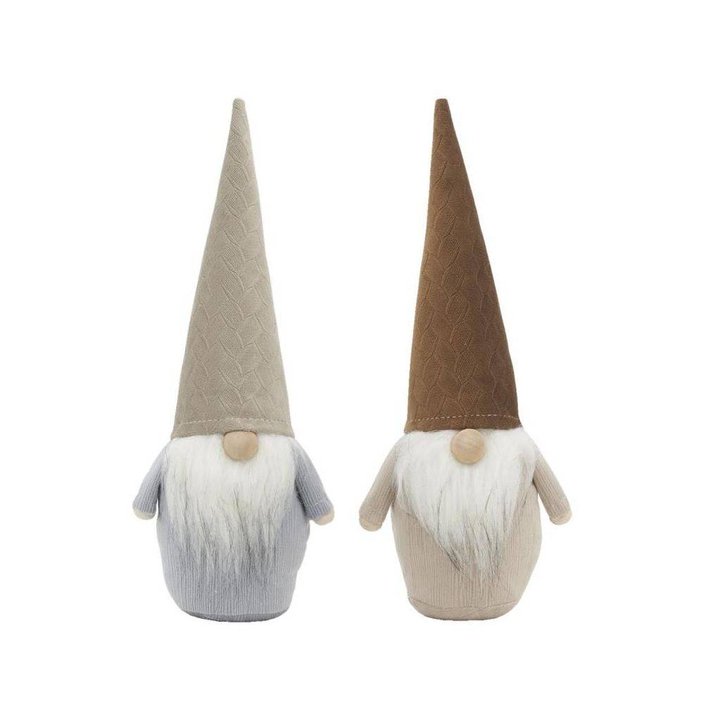 Aubry Gaspard - Gnomes en tissu 2 coloris assortis Lot de 2 - Image 3