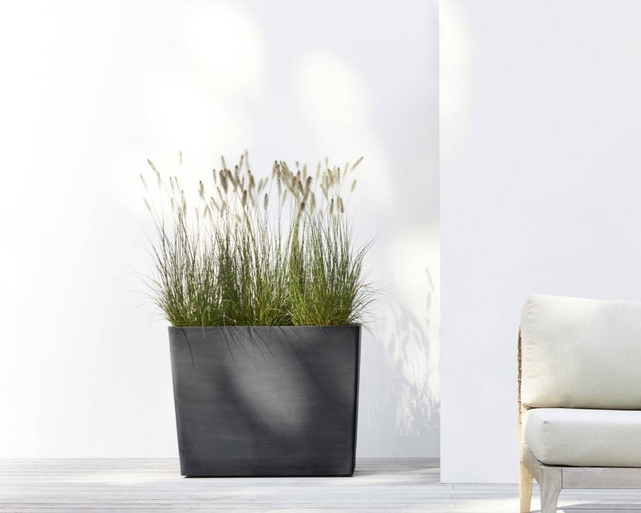 Ecopots - Jardinière sur roues Paris 85 Gris Foncé - 85 x 40 x H. 65 cm - 152 L ECOPOTS - Imagen 3
