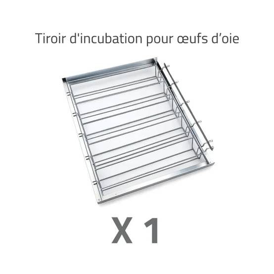 Couveuse + 2 Tiroirs de caille à poule + 1 Tiroir oeufs oie - paon - dinde + 1 Panier d'éclosion MAINO - Image 5