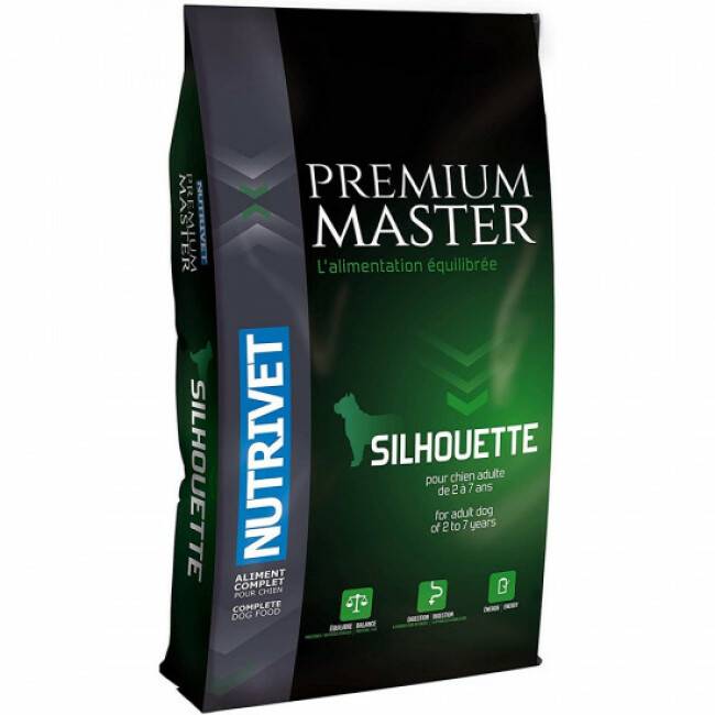 Nutrivet - Nutrivet Premium Master Silhouette light pour chien Sac 15 kg